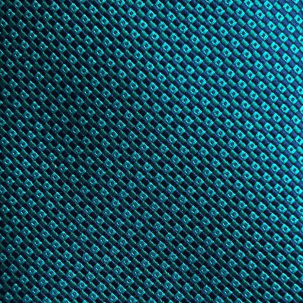 Gravata Verde Textura Quadriculada